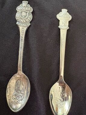 VTG Rolex Lucerne Silver-Color Collectible Spoon - Set of 2